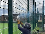 Football Pitch Fence Repair Welding in Bolton